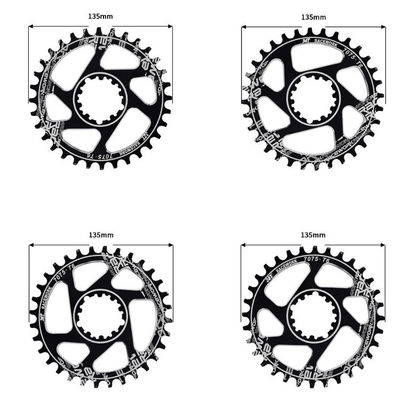 RACEWORK 32T 34T 36T 38T Chainring สําหรับ MTB GXP Crank 170 มม และ 68 มม