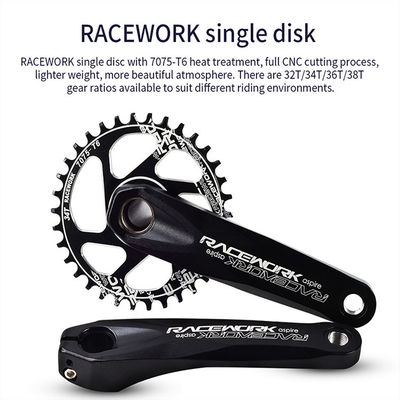RACEWORK 32T 34T 36T 38T Chainring สําหรับ MTB GXP Crank 170 มม และ 68 มม
