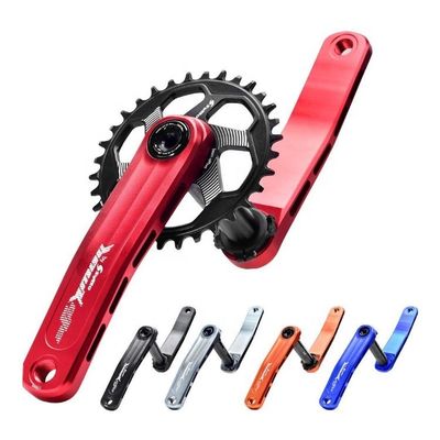 เครื่องขับจักรยาน MTB ด้วยวงแหวนโซ่ 30/32/34/36/38T และความยาวของเครน 170 มม.