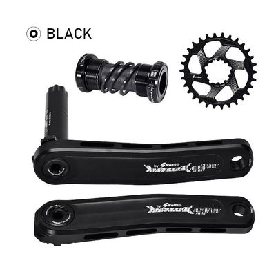 เครื่องขับจักรยาน MTB ด้วยวงแหวนโซ่ 30/32/34/36/38T และความยาวของเครน 170 มม.
