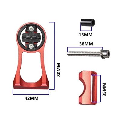 กล้องมือถือ จักรยานเครื่องวัดความเร็ว เหนือกับ จักรยาน Stem Mount และ ไฟฉาย