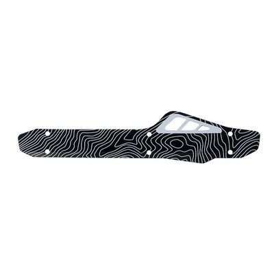 MTB จักรยาน Frame Chain Guard Protector สีดํา 26x6.3x0.07cm สําหรับจักรยานและจักรยาน
