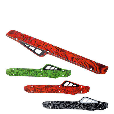 MTB จักรยาน Frame Chain Guard Protector สีดํา 26x6.3x0.07cm สําหรับจักรยานและจักรยาน